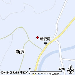 秋田県由利本荘市新沢小坂101周辺の地図