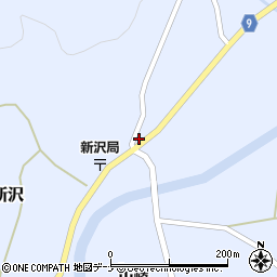 秋田県由利本荘市新沢石田12周辺の地図