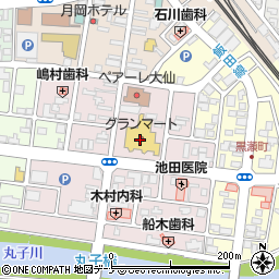 秋田銀行グランマート中通店 ＡＴＭ周辺の地図