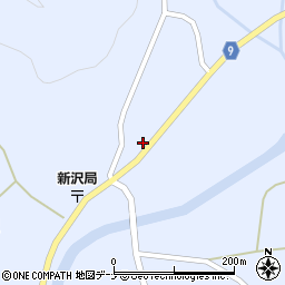 秋田県由利本荘市新沢石田25周辺の地図