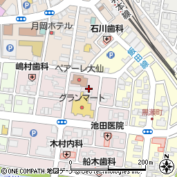 大仙市観光物産協会周辺の地図