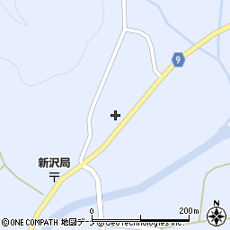 秋田県由利本荘市新沢石田100周辺の地図