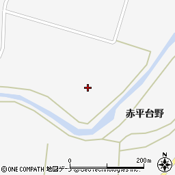 秋田県大仙市南外大杉河童台周辺の地図