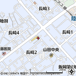 岩手県山田町（下閉伊郡）長崎周辺の地図