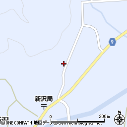 秋田県由利本荘市新沢石田108-1周辺の地図