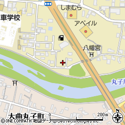 秋田県大仙市戸地谷川前382-22周辺の地図