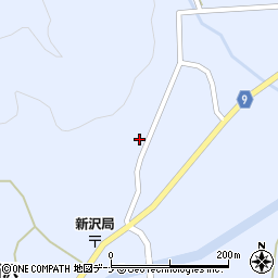 秋田県由利本荘市新沢石田109周辺の地図