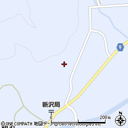 秋田県由利本荘市新沢石田106周辺の地図