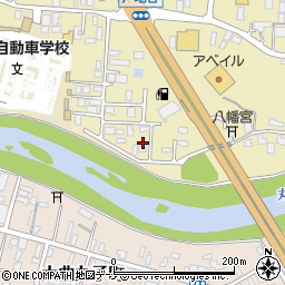 秋田県大仙市戸地谷川前381周辺の地図