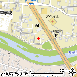 秋田県大仙市戸地谷川前382-21周辺の地図