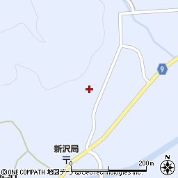 秋田県由利本荘市新沢石田107周辺の地図