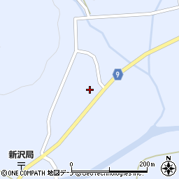 秋田県由利本荘市新沢石田97周辺の地図