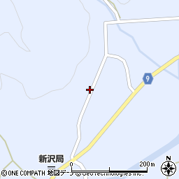 秋田県由利本荘市新沢石田115周辺の地図