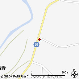 秋田県大仙市南外梨木田522周辺の地図