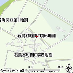 岩手県花巻市石鳥谷町関口第６地割周辺の地図