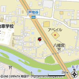 秋田県大仙市戸地谷川前377周辺の地図