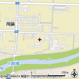 秋田県大仙市戸地谷川前224周辺の地図