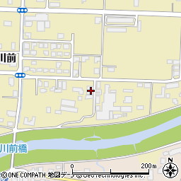 秋田県大仙市戸地谷川前227-8周辺の地図