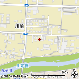 秋田県大仙市戸地谷川前219周辺の地図