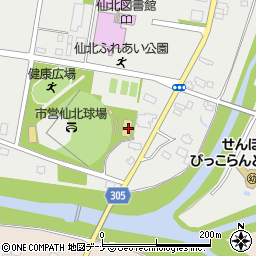 秋田県大仙市堀見内元田茂木61周辺の地図