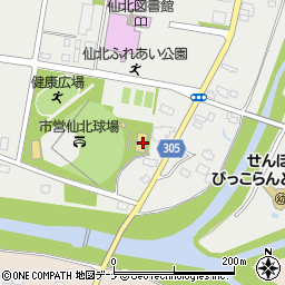 秋田県大仙市堀見内元田茂木61周辺の地図