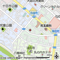 秋田便利サービスネクサス周辺の地図