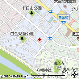 吉方内科医院周辺の地図