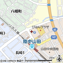 北日本銀行オール ＡＴＭ周辺の地図