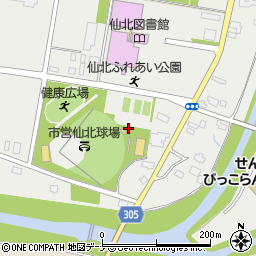 秋田県大仙市堀見内元田茂木周辺の地図