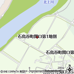 岩手県花巻市石鳥谷町関口（第１地割）周辺の地図