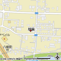 秋田県大仙市戸地谷川前241周辺の地図