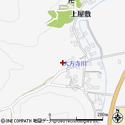 秋田県大仙市蛭川段長根周辺の地図