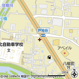 秋田県大仙市戸地谷川前363-3周辺の地図
