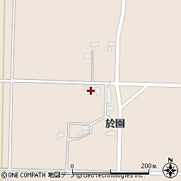 秋田県大仙市高梨於園20-3周辺の地図