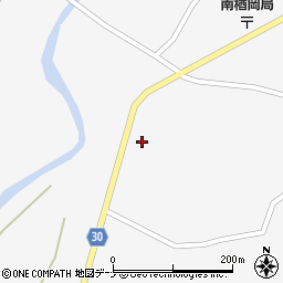 秋田県大仙市南外梨木田343周辺の地図