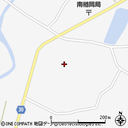 秋田県大仙市南外梨木田348周辺の地図