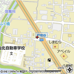 秋田県大仙市戸地谷大和田361周辺の地図