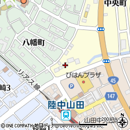 北日本銀行山田支店周辺の地図
