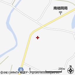 秋田県大仙市南外梨木田347周辺の地図