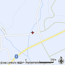 秋田県由利本荘市新沢上村周辺の地図