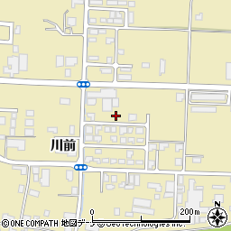 秋田県大仙市戸地谷川前266周辺の地図