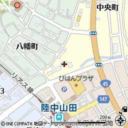岩手銀行山田支店 ＡＴＭ周辺の地図