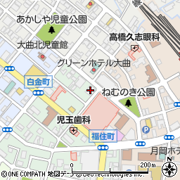 秋田ふれあい信用金庫本店周辺の地図