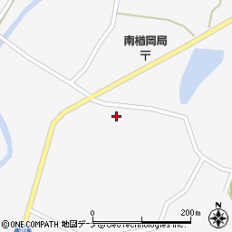 秋田県大仙市南外梨木田周辺の地図
