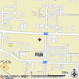 秋田県大仙市戸地谷川前289周辺の地図