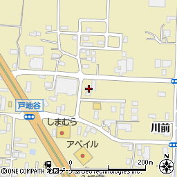 秋田県大仙市戸地谷川前300周辺の地図