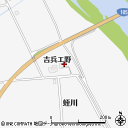秋田県大仙市蛭川吉兵エ野周辺の地図