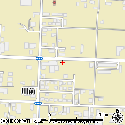 秋田県大仙市戸地谷川前283周辺の地図