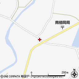 秋田県大仙市南外梨木田408周辺の地図