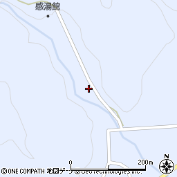 秋田県由利本荘市新沢金ケ沢周辺の地図